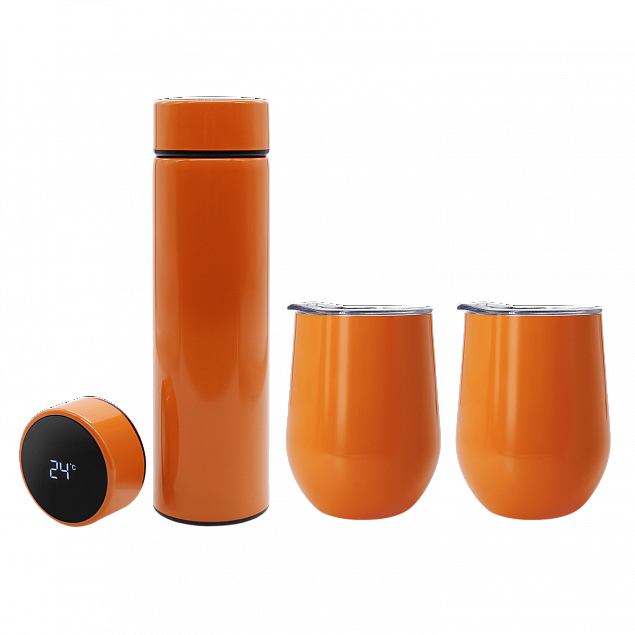 Набор Hot Box C2 G, оранжевый с логотипом в Нефтекамске заказать по выгодной цене в кибермаркете AvroraStore
