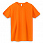 Футболка IMPERIAL 190, оранжевая с логотипом в Нефтекамске заказать по выгодной цене в кибермаркете AvroraStore