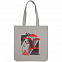 Холщовая сумка «Преодолень», серая с логотипом в Нефтекамске заказать по выгодной цене в кибермаркете AvroraStore