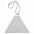 Светоотражатель Spare Care, треугольник, серебристый с логотипом в Нефтекамске заказать по выгодной цене в кибермаркете AvroraStore