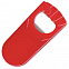 Открывалка  "Кулачок" красная, 9,5х4,5х1,2 см;  фростированный пластик/ тампопечать с логотипом в Нефтекамске заказать по выгодной цене в кибермаркете AvroraStore
