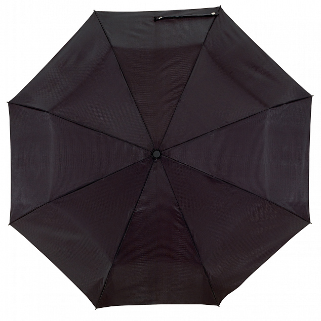 Автоматический ветрозащитный карманный зонт ORIANA, черный с логотипом в Нефтекамске заказать по выгодной цене в кибермаркете AvroraStore