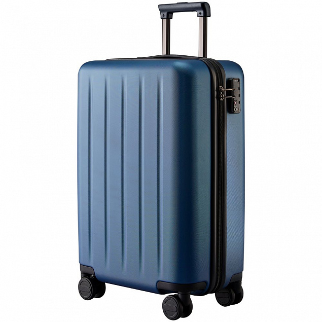 Чемодан Danube Luggage, синий с логотипом в Нефтекамске заказать по выгодной цене в кибермаркете AvroraStore