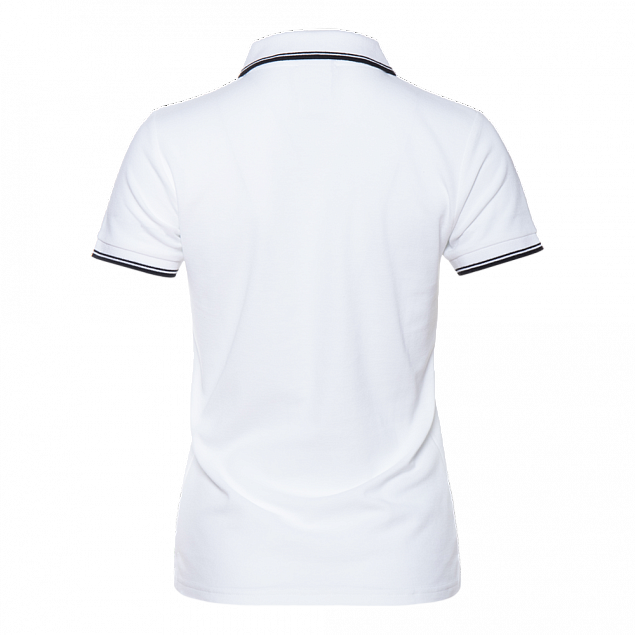 Рубашка поло Рубашка женская 04BK Белый с логотипом в Нефтекамске заказать по выгодной цене в кибермаркете AvroraStore