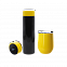 Набор Hot Box Duo CB grey (черный с желтым) с логотипом в Нефтекамске заказать по выгодной цене в кибермаркете AvroraStore