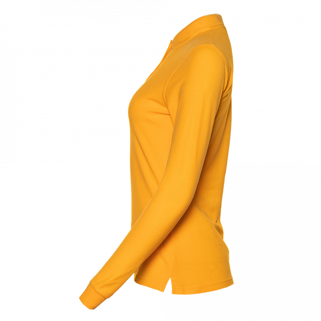 Рубашка поло Рубашка женская 04SW Жёлтый с логотипом в Нефтекамске заказать по выгодной цене в кибермаркете AvroraStore