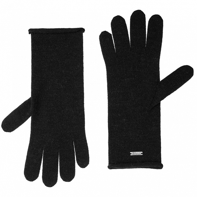 Перчатки Alpine, удлиненные, черные с логотипом в Нефтекамске заказать по выгодной цене в кибермаркете AvroraStore
