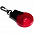 Светоотражатель с подсветкой Watch Out, красный с логотипом в Нефтекамске заказать по выгодной цене в кибермаркете AvroraStore