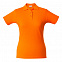 Рубашка поло женская SURF LADY, оранжевая с логотипом в Нефтекамске заказать по выгодной цене в кибермаркете AvroraStore