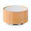Колонка Bluetooth из бамбука с логотипом в Нефтекамске заказать по выгодной цене в кибермаркете AvroraStore