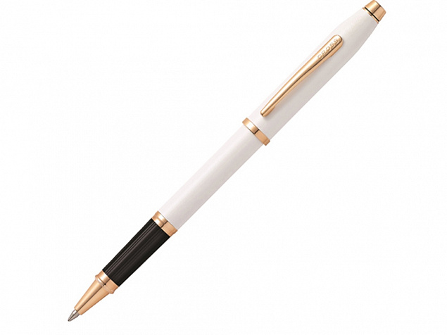 Ручка-роллер Selectip Cross Century II Pearlescent White Lacquer с логотипом в Нефтекамске заказать по выгодной цене в кибермаркете AvroraStore