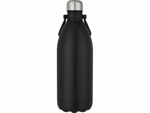 Cove бутылка из нержавеющей стали объемом 1,5 л с вакуумной изоляцией, черный с логотипом в Нефтекамске заказать по выгодной цене в кибермаркете AvroraStore