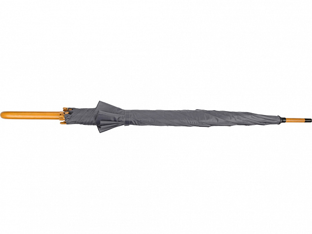 Зонт-трость Радуга, серый с логотипом в Нефтекамске заказать по выгодной цене в кибермаркете AvroraStore