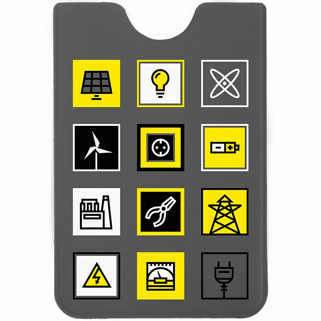 Чехол для карточки Industry, энергетика с логотипом в Нефтекамске заказать по выгодной цене в кибермаркете AvroraStore