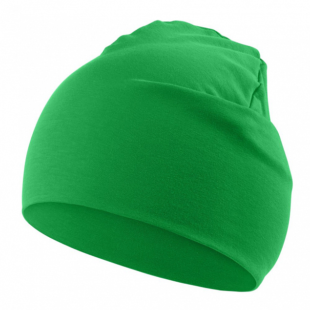 Шапка HeadOn ver.2, зеленая с логотипом в Нефтекамске заказать по выгодной цене в кибермаркете AvroraStore