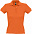 Рубашка поло женская PEOPLE 210, оранжевая с логотипом в Нефтекамске заказать по выгодной цене в кибермаркете AvroraStore
