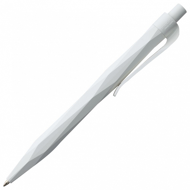 Ручка шариковая Prodir QS20 PMP-P, белая с логотипом в Нефтекамске заказать по выгодной цене в кибермаркете AvroraStore