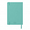 Ежедневник недатированный Shady, А5,  мятный, кремовый блок, зеленый обрез с логотипом в Нефтекамске заказать по выгодной цене в кибермаркете AvroraStore