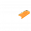 Корпус для флешки Designer Оранжевый с логотипом в Нефтекамске заказать по выгодной цене в кибермаркете AvroraStore