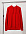 Худи унисекс Vozduh 2.0, красное с логотипом в Нефтекамске заказать по выгодной цене в кибермаркете AvroraStore