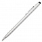 Шариковая ручка Touch Tip, серебристая с логотипом в Нефтекамске заказать по выгодной цене в кибермаркете AvroraStore