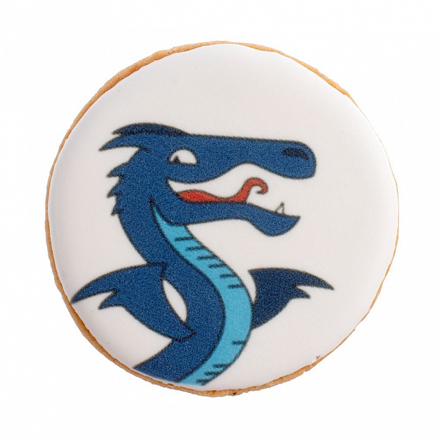 Печенье «Синий дракон» с логотипом в Нефтекамске заказать по выгодной цене в кибермаркете AvroraStore