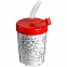 Бутылка-раскраска детская «Передвижник», красная с логотипом в Нефтекамске заказать по выгодной цене в кибермаркете AvroraStore