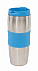 Термокружка AU LAIT, синяя, серебристая с логотипом в Нефтекамске заказать по выгодной цене в кибермаркете AvroraStore