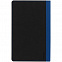 Ежедневник Nice Twice, недатированный, черный с синим с логотипом в Нефтекамске заказать по выгодной цене в кибермаркете AvroraStore