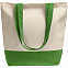 Холщовая сумка Shopaholic, ярко-зеленая с логотипом в Нефтекамске заказать по выгодной цене в кибермаркете AvroraStore