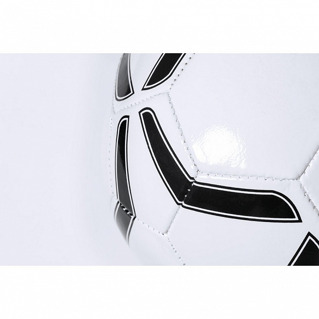 Футбольный мяч, размер 5, черно-белый с логотипом в Нефтекамске заказать по выгодной цене в кибермаркете AvroraStore