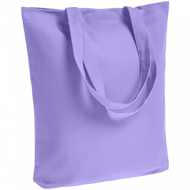 Холщовая сумка Avoska, сиреневая с логотипом в Нефтекамске заказать по выгодной цене в кибермаркете AvroraStore