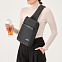 Рюкзак cross body, Sigma, черный/серый с логотипом в Нефтекамске заказать по выгодной цене в кибермаркете AvroraStore