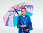 Зонт-трость Glare Flare с логотипом в Нефтекамске заказать по выгодной цене в кибермаркете AvroraStore