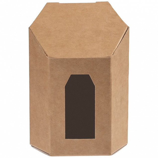 Коробка Six, малая, крафт с логотипом в Нефтекамске заказать по выгодной цене в кибермаркете AvroraStore