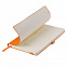 Бизнес-блокнот "Gracy", 130х210 мм, оранжев., кремовая бумага, гибкая обложка, в линейку, на резинке с логотипом в Нефтекамске заказать по выгодной цене в кибермаркете AvroraStore