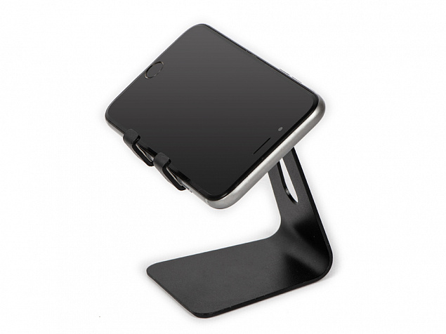 Подставка для смартфона с регулируемым углом «Swip», металл с логотипом в Нефтекамске заказать по выгодной цене в кибермаркете AvroraStore
