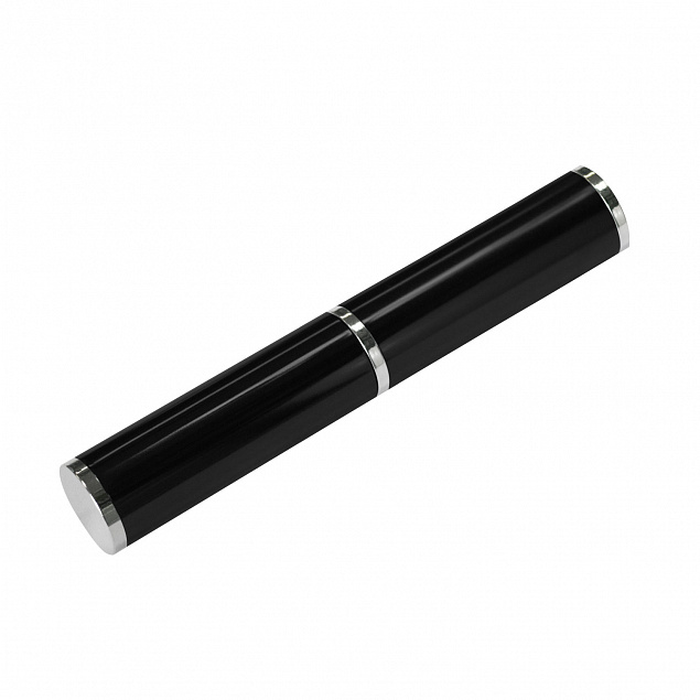 Коробка подарочная, футляр - тубус, алюминиевый, черный, глянцевый, для 1 ручки с логотипом в Нефтекамске заказать по выгодной цене в кибермаркете AvroraStore