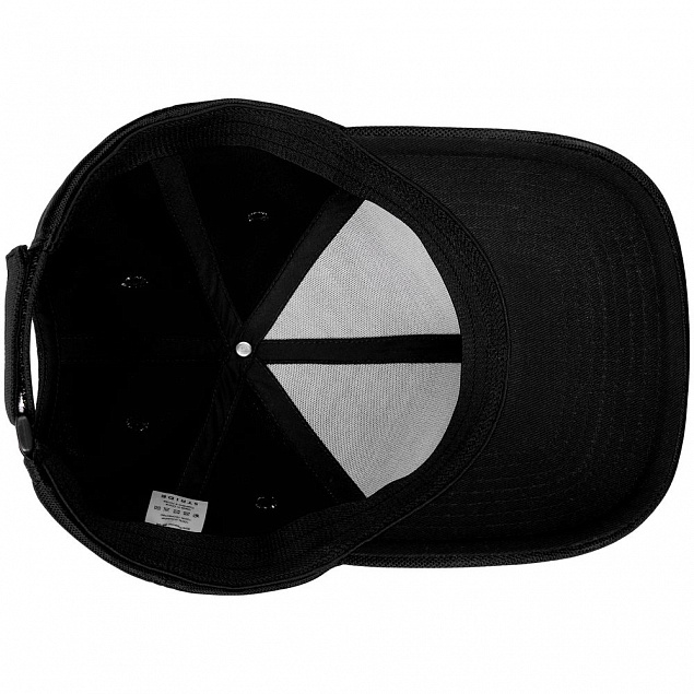 Бейсболка Harris, черная с логотипом в Нефтекамске заказать по выгодной цене в кибермаркете AvroraStore