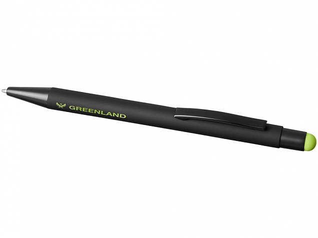 Ручка-стилус металлическая шариковая «Dax» soft-touch с логотипом в Нефтекамске заказать по выгодной цене в кибермаркете AvroraStore