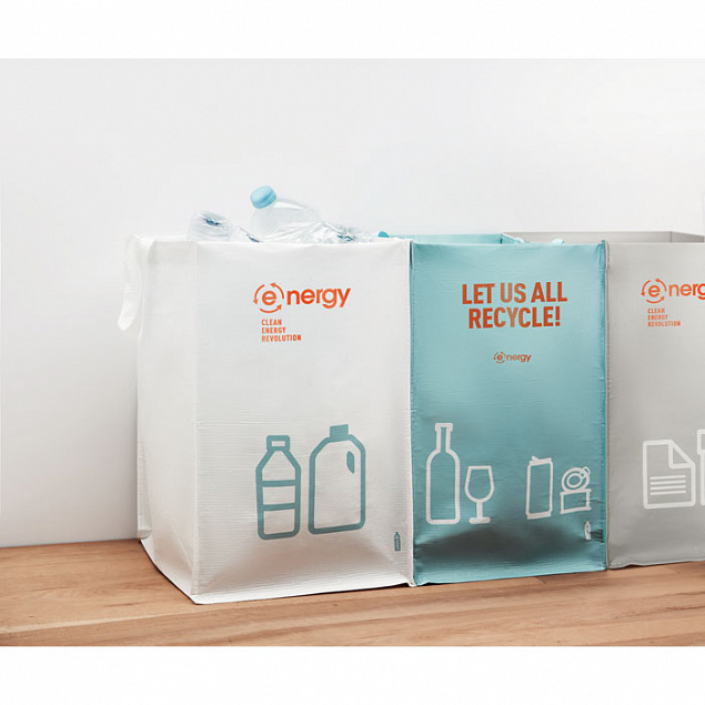 Мешки для мусора из RPET с логотипом в Нефтекамске заказать по выгодной цене в кибермаркете AvroraStore