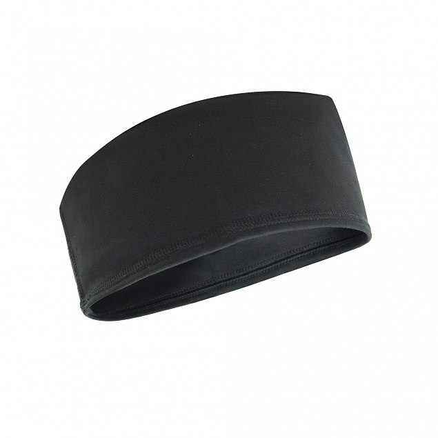 Спортивная повязка для волос CROSSFITTER, Черный с логотипом в Нефтекамске заказать по выгодной цене в кибермаркете AvroraStore