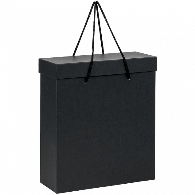 Коробка Handgrip, большая, черная с логотипом в Нефтекамске заказать по выгодной цене в кибермаркете AvroraStore