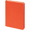 Блокнот Cluster Mini в клетку, оранжевый с логотипом в Нефтекамске заказать по выгодной цене в кибермаркете AvroraStore