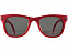 Очки солнцезащитные Sun Ray складные, красный с логотипом в Нефтекамске заказать по выгодной цене в кибермаркете AvroraStore