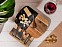 Набор для сыра в подарочной коробке из акации и мрамора «Date» с логотипом в Нефтекамске заказать по выгодной цене в кибермаркете AvroraStore