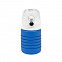 Бутылка для воды складная с карабином SPRING; синяя, 550/250 мл, силикон с логотипом в Нефтекамске заказать по выгодной цене в кибермаркете AvroraStore
