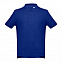 Рубашка-поло мужская ADAM, синий, 3XL, 100% хлопок, плотность 195 г/м2 с логотипом в Нефтекамске заказать по выгодной цене в кибермаркете AvroraStore