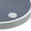 Настольный беспроводной вентилятор с подсветкой inBreeze, белый c серым с логотипом в Нефтекамске заказать по выгодной цене в кибермаркете AvroraStore