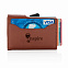 Кошелек с держателем для карт C-Secure RFID, коричневый с логотипом в Нефтекамске заказать по выгодной цене в кибермаркете AvroraStore